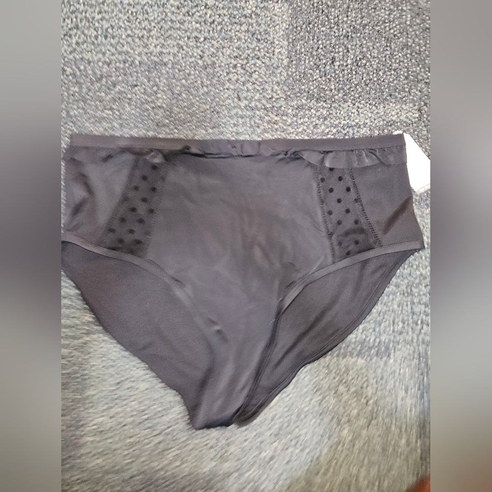 Time And Tru Womans Bikini Black Bottom Size Xl